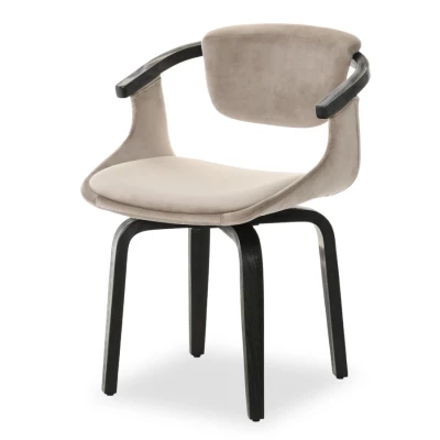 Esszimmerstuhl ADALIZ - beige / schwarz
