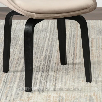 Esszimmerstuhl ADALIZ - beige / schwarz