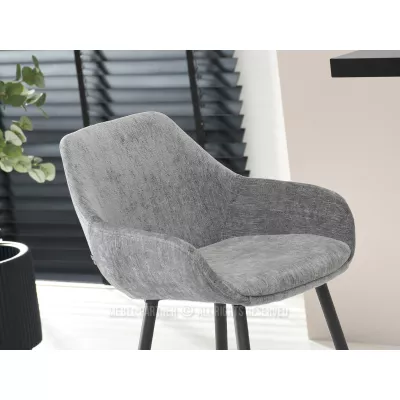 Barhocker LORNA - grau / schwarz