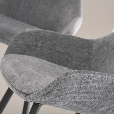 Barhocker LORNA - grau / schwarz