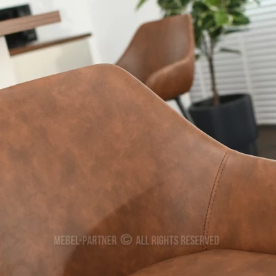 Barhocker LORNA - braun / schwarz