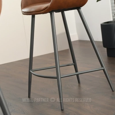 Barhocker LORNA - braun / schwarz