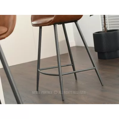 Barhocker LORNA - braun / schwarz