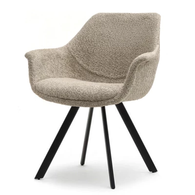 Esszimmerstuhl MANAL – beige/schwarz