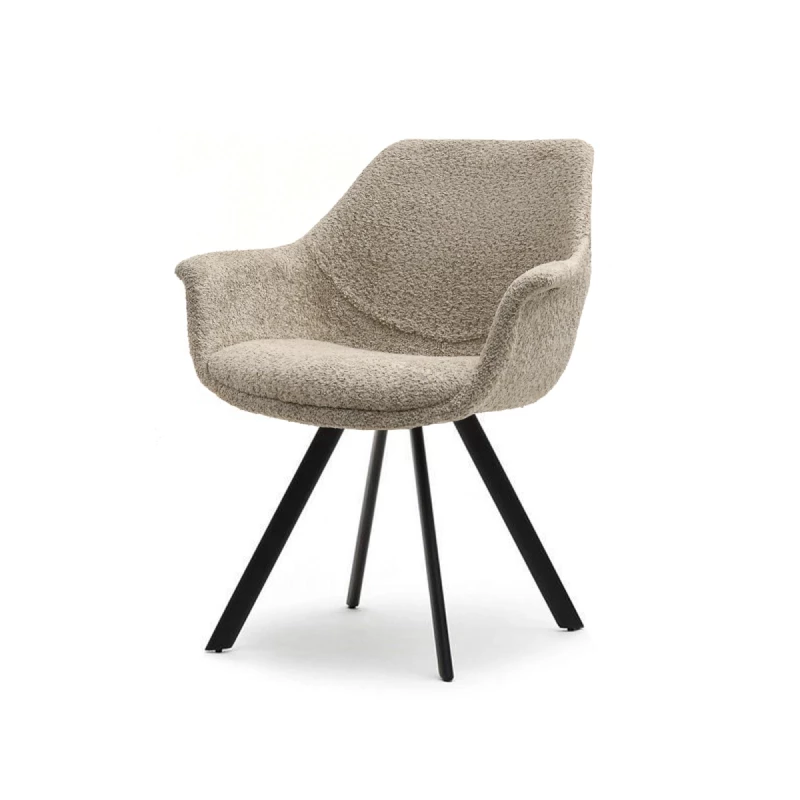 Esszimmerstuhl MANAL – beige/schwarz