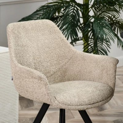 Esszimmerstuhl MANAL – beige/schwarz