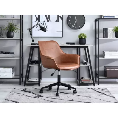 ARACELY Drehstuhl - braun / schwarz