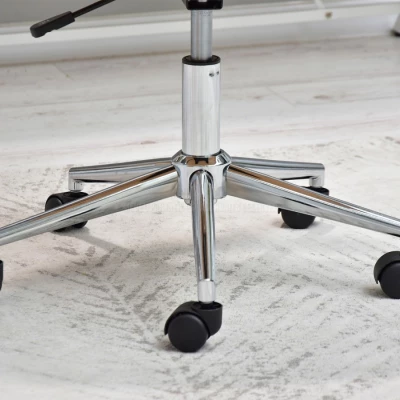 ENIGER Designer Drehstuhl - Eiche / Esche / Chrom