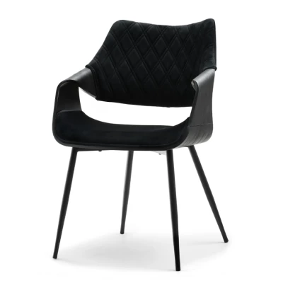 Designer Esszimmerstuhl NENET - schwarz