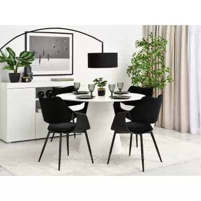 Designer Esszimmerstuhl NENET - schwarz