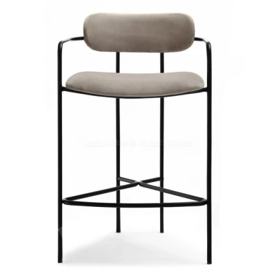 Barhocker SVEA - beige / schwarz