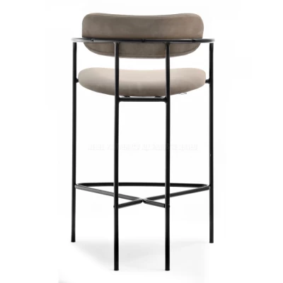 Barhocker SVEA - beige / schwarz