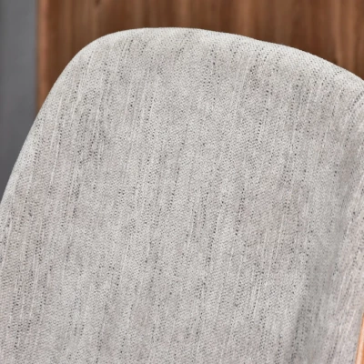 Esszimmerstuhl AMELINA - Walnuss / Beige
