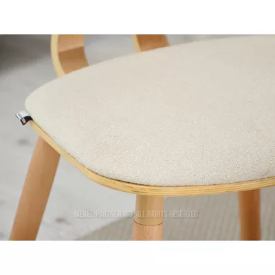 Esszimmerstuhl AMANDE - creme / Eiche