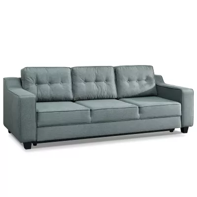 Sofa mit Stauraum IDANIA - grau/schwarz