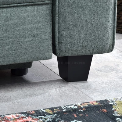 Sofa mit Stauraum IDANIA - grau/schwarz