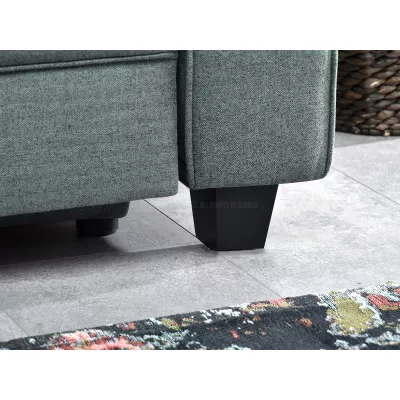Sofa mit Stauraum IDANIA - grau/schwarz