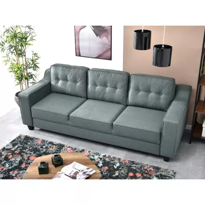 Sofa mit Stauraum IDANIA - grau/schwarz