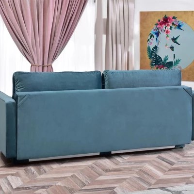 Schlafsofa KARELY - blau