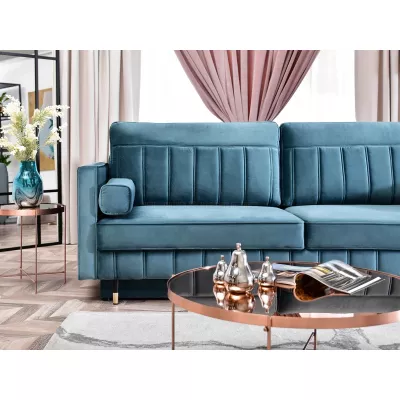 Schlafsofa KARELY - blau