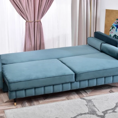 Schlafsofa KARELY - blau