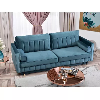 Schlafsofa KARELY - blau