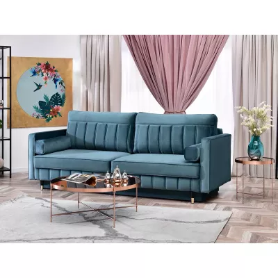 Schlafsofa KARELY - blau