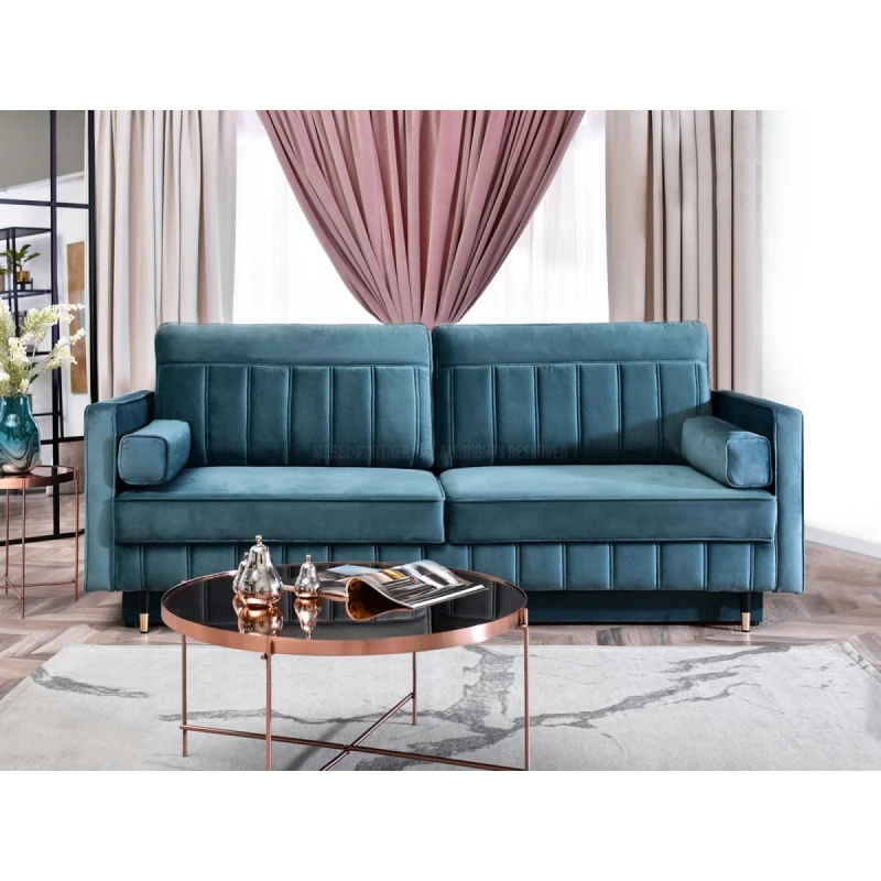Schlafsofa KARELY - blau