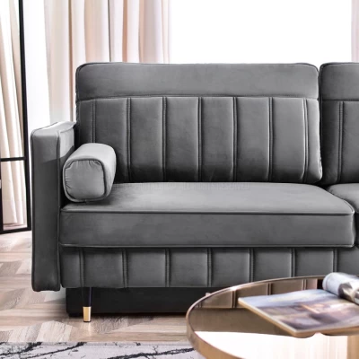 Schlafsofa KARELY - grau