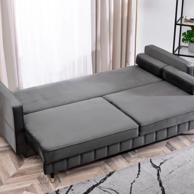 Schlafsofa KARELY - grau