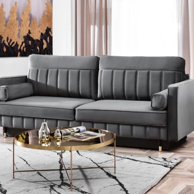 Schlafsofa KARELY - grau