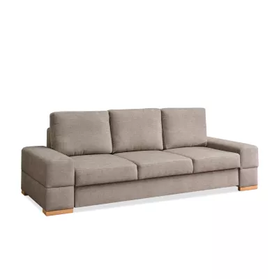 Sofa mit Stauraum AKILI - sand / Buche