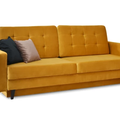 Schlafsofa IRSA – Honig/Schwarz