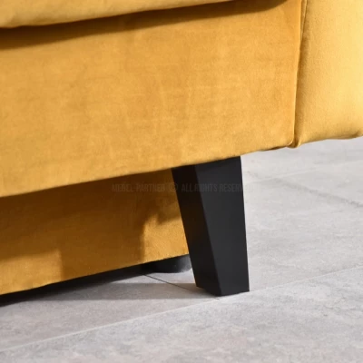 Schlafsofa IRSA – Honig/Schwarz