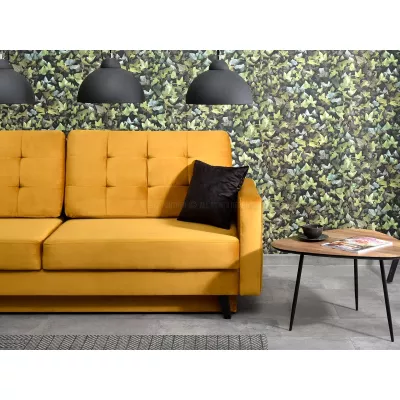 Schlafsofa IRSA – Honig/Schwarz