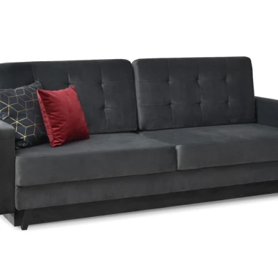 IRSA Schlafsofa – grau/schwarz