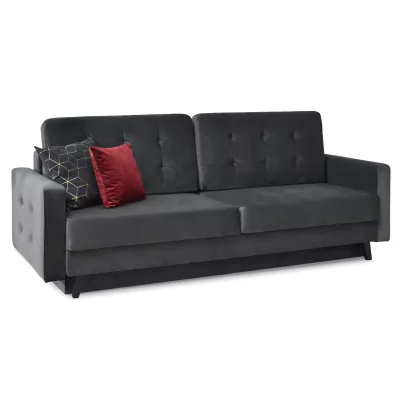 IRSA Schlafsofa – grau/schwarz