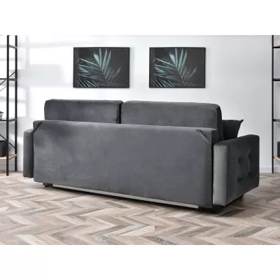 IRSA Schlafsofa – grau/schwarz
