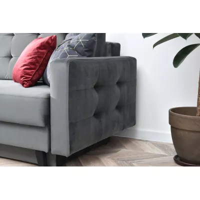 IRSA Schlafsofa – grau/schwarz