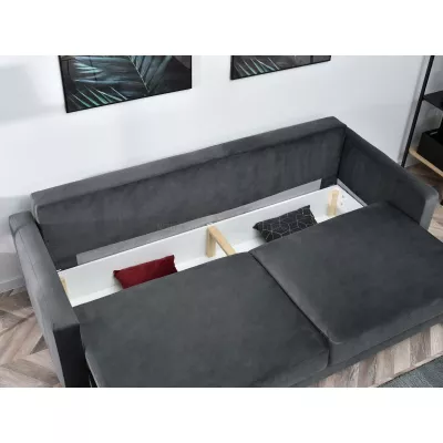 IRSA Schlafsofa – grau/schwarz