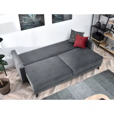 IRSA Schlafsofa – grau/schwarz