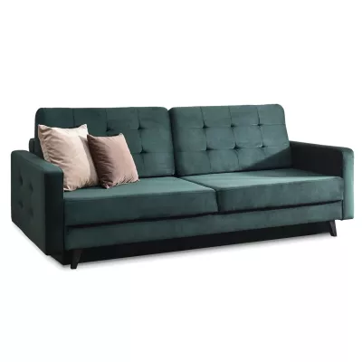 Schlafsofa IRSA – grün/schwarz