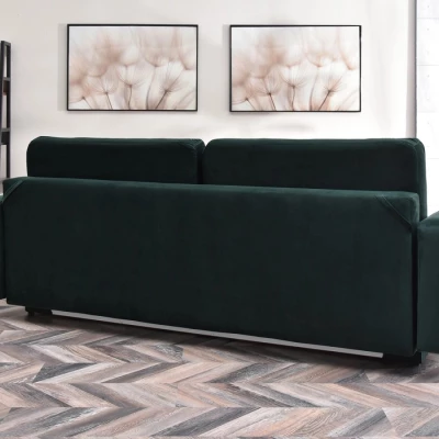 Schlafsofa IRSA – grün/schwarz