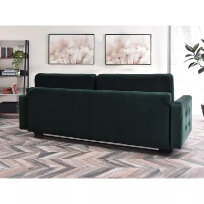 Schlafsofa IRSA – grün/schwarz