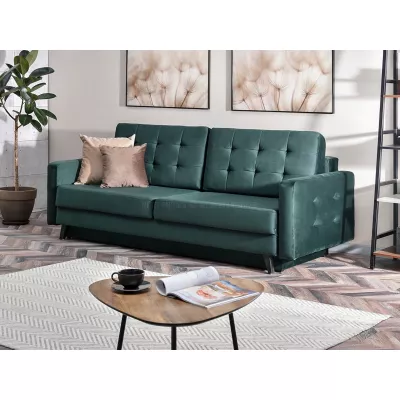 Schlafsofa IRSA – grün/schwarz