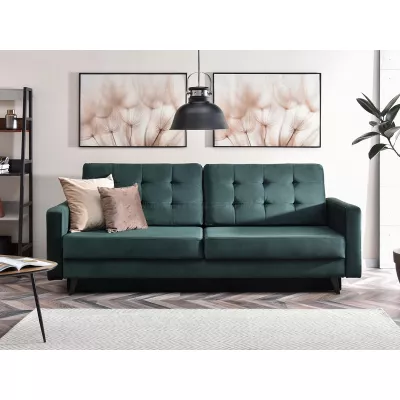 Schlafsofa IRSA – grün/schwarz