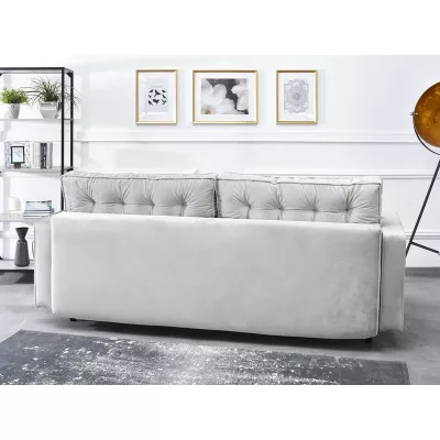 Schlafsofa LUZOLO - grau / schwarz