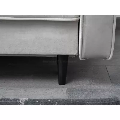 Schlafsofa LUZOLO - grau / schwarz