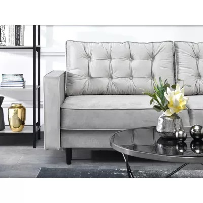 Schlafsofa LUZOLO - grau / schwarz