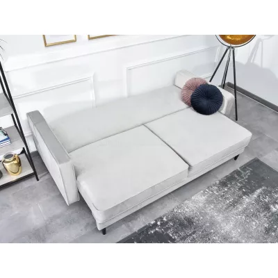 Schlafsofa LUZOLO - grau / schwarz